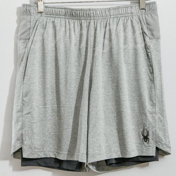 Spyder Men's tech Knit short‎ GRAY - Picture 3 of 10